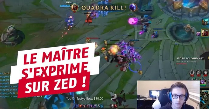 League of Legends : Bjergsen ne rigole pas avec Zed en soloQ