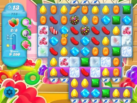 Candy Crush Soda niveau 728 : solution et astuces pour passer le level