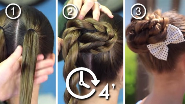 Ce chignon tressé est vraiment très élégant. Parfait pour les grandes occasions !