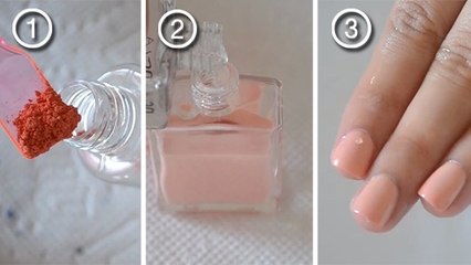 Ce vernis change de couleur selon la température. Et c'est très facile à fabriquer soi-même