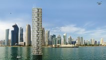 Pour contrer la surpopulation mondiale, ils inventent une tour en pleine mer qui est une vraie ville verticale