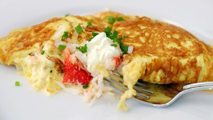 Voici la façon la plus pratique de faire une omelette