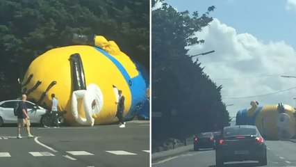 Un Minion géant sème la panique à Dublin