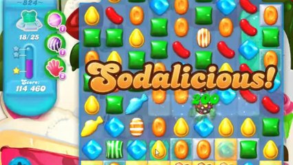 Candy Crush Soda niveau 824 : solution et astuces pour passer le level