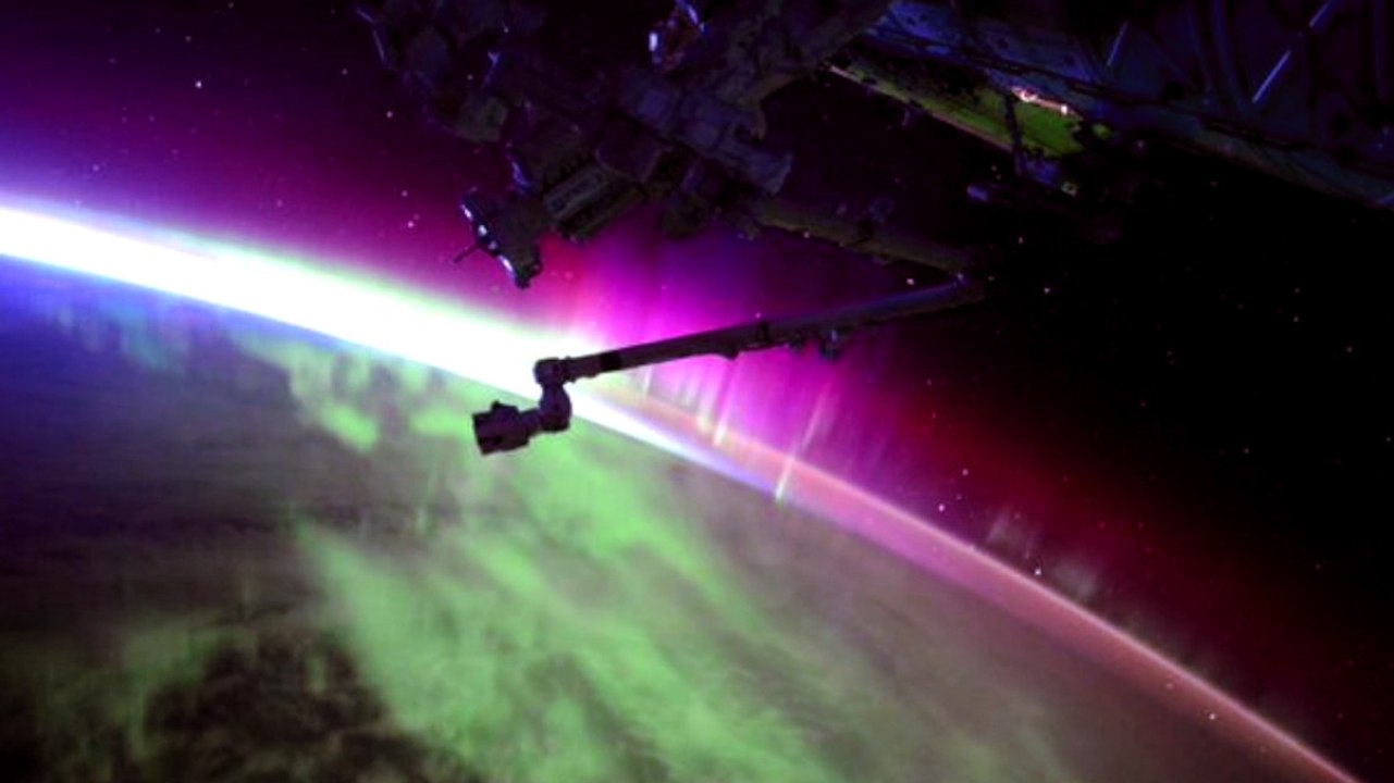 Voici à quoi ressemble une aurore boréale vue de l'espace