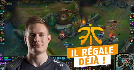 League of Legends : le nouveau jungler de Fnatic est déjà très chaud