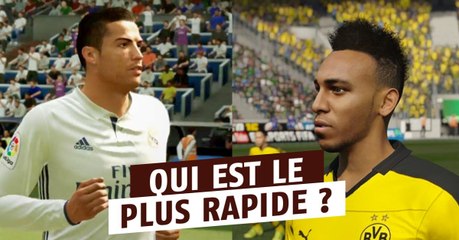 FIFA 17 : découvrez quel est le joueur le plus rapide avec le ballon
