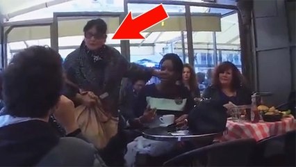 ''Cam Clash'' : une vieille dame prend la défense d'une femme humiliée par deux hommes en public