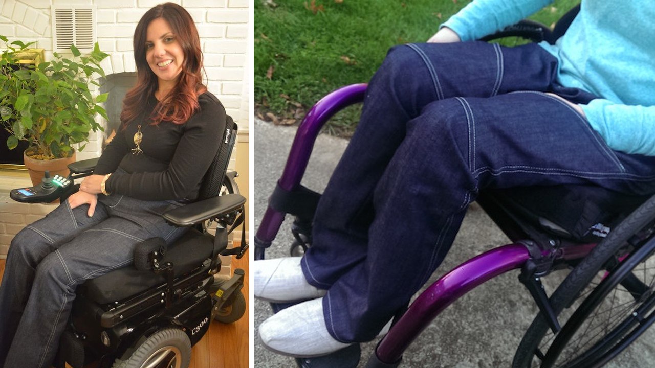 Paraplégique, Heidi McKenzie lance une collection de jeans pratiques et esthétiques pour les personnes en fauteuil roulant