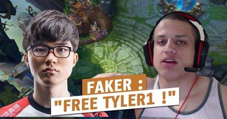 League of Legends : Faker prend la défense de Tyler1 sur son stream