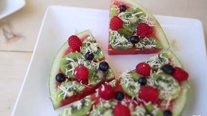 Cette pizza est le meilleur moyen de faire manger des fruits à toute la famille