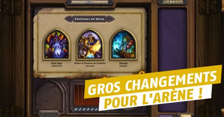 Hearthstone : Blizzard annonce des gros changements pour l'arène