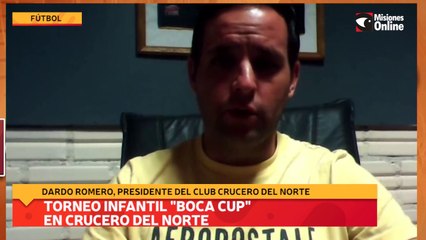 Torneo infantil Boca Cup en Crucero del Norte