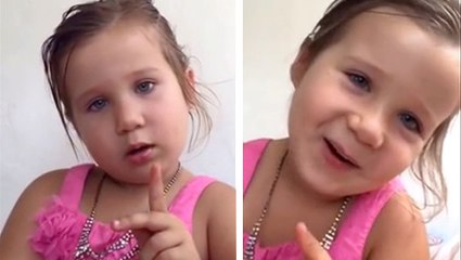 Cette petite fille n'est pas une princesse. Et elle explique pourquoi à son père