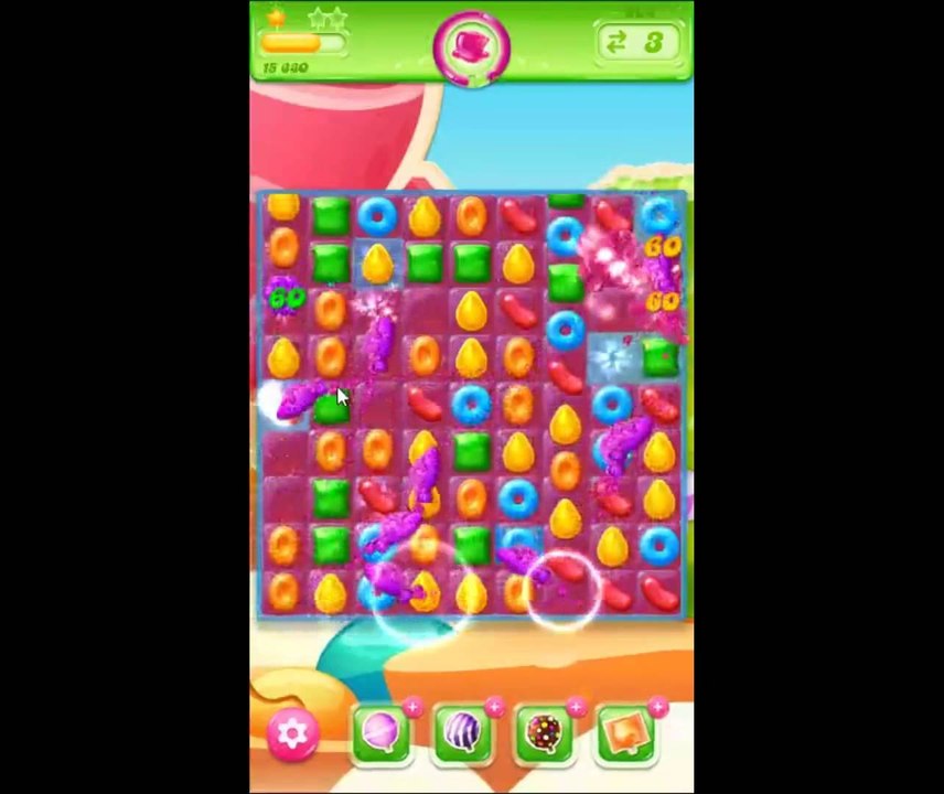 Candy Crush Jelly Saga niveau 204