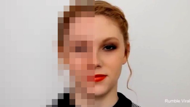 Elle se maquille la moitié du visage pour démontrer le pouvoir du maquillage