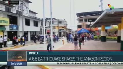 Peru: Earthquake of magnitude 6.8 reported in Amazon region