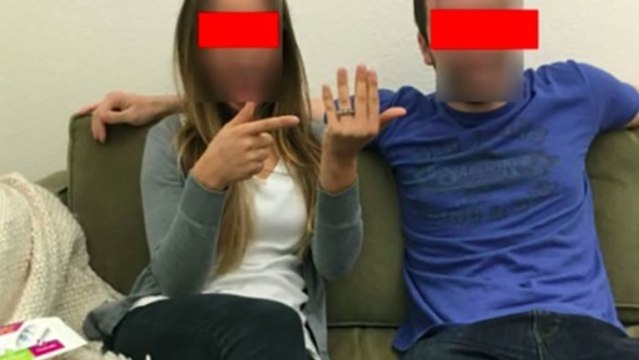 Leur photo de fiançailles fait le buzz pour une raison très particulière