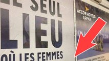 La publicité AccorHotel Arena jugée sexiste, retirée du métro à Paris