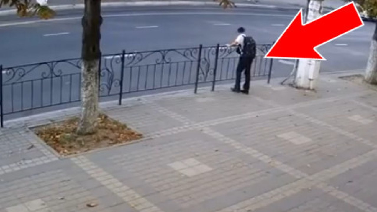 Un écolier échappe de peu à la mort. Une scène sortie tout droit de Destination Finale !