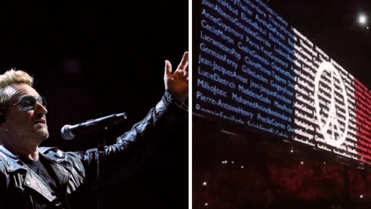 Attentats de Paris : U2 chante 'Ne me quitte pas' de Jacques Brel en hommage aux victimes