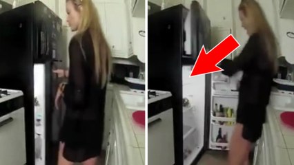 Elle a la peur de sa vie en ouvrant son réfrigérateur et vous allez rapidement comprendre pourquoi