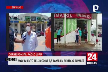 Sismo en Amazonas: no hay daños materiales ni muertes, dice alcalde de Sta. María de Nieva