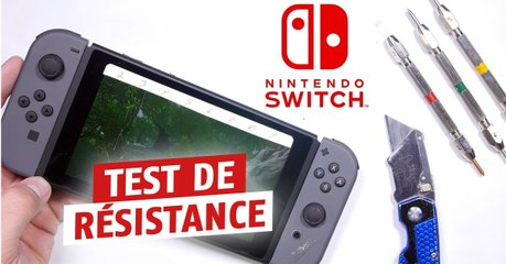 Nintendo Switch : il fait subir à la console une véritable séance de torture pour tester sa résistance