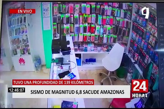 Fuerte sismo de magnitud 6,8 registrado en Amazonas también se sintió en Ecuador