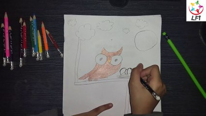 Draw Owl ,Drawing Owl (ارسم البومة ، رسم البومة)