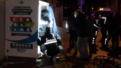 Bursa'da kullanılmış giysi ve ayakkabı kutusunun kapağına sıkışarak feci şekilde hayatını kaybetti