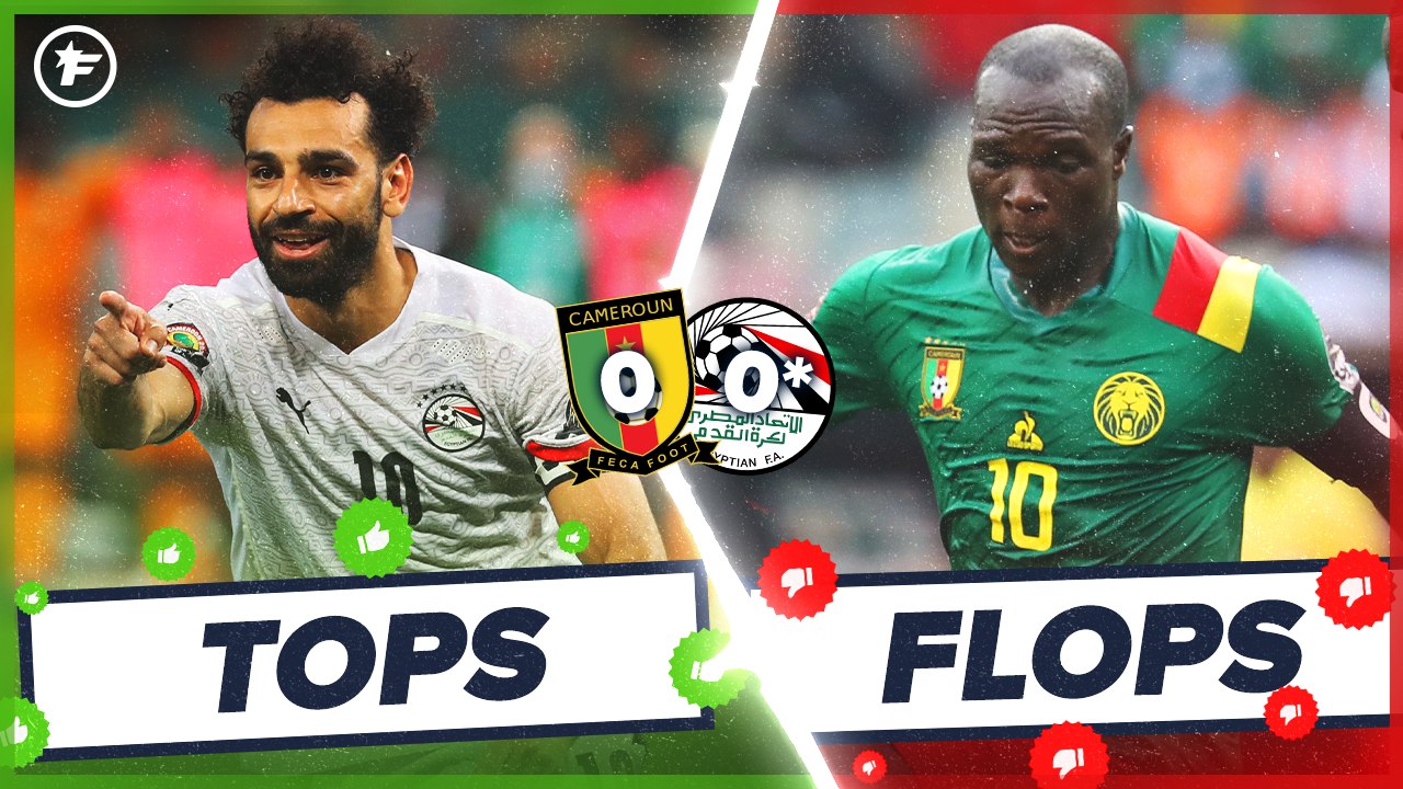 Les Tops et Flops de Cameroun-Égypte : l'Égypte rejoint le Sénégal en finale, déception pour le Cameroun !