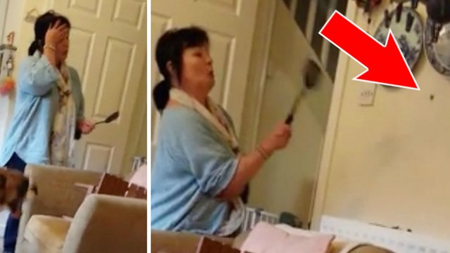 La vidéo de cette maman qui veut tuer une araignée crée le buzz