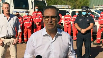 SA premier tours flood affected communities
