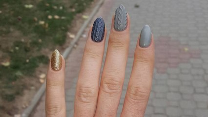 Sweater nails : la tendance nail art façon tricot