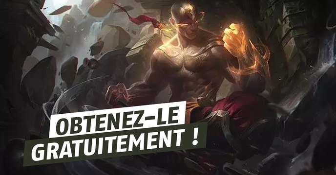League of Legends : grâce à ce jeu, vous avez une chance d'obtenir gratuitement God Fist Lee Sin