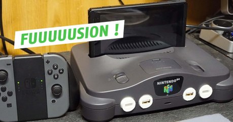 La N64 transformée en dock de Nintendo Switch