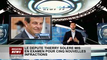 Le député Thierry Soler inculpé de cinq nouveaux délits