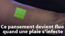 Ce pansement devient fluo si votre plaie s'infecte