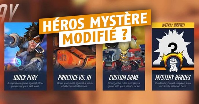 Overwatch : Blizzard annonce des changements à venir sur le mode héros mystère