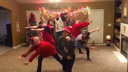 Une famille crée une incroyable chorégraphie le soir du Réveillon de Noël