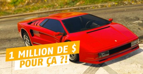 GTA 5 : la nouvelle voiture à 1 millions de dollars est buggée !