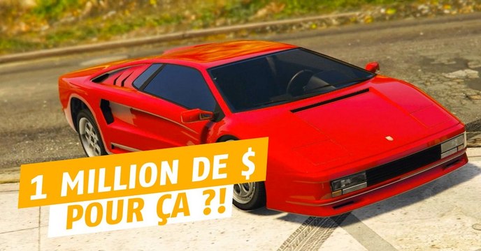GTA 5 : la nouvelle voiture à 1 millions de dollars est buggée !