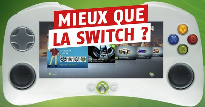 Microsoft a travaillé sur une console portable qui ressemble à la Nintendo Switch