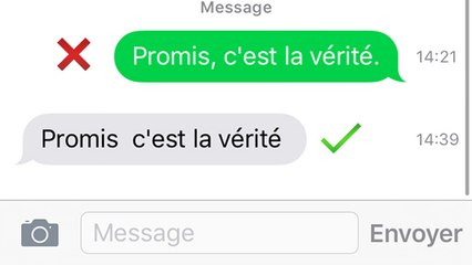 Pourquoi il ne faut pas mettre de point à la fin d'un sms