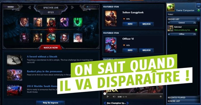 League of Legends : ça y est, on sait quand le vieux client disparaîtra des serveurs EUW et EUNE