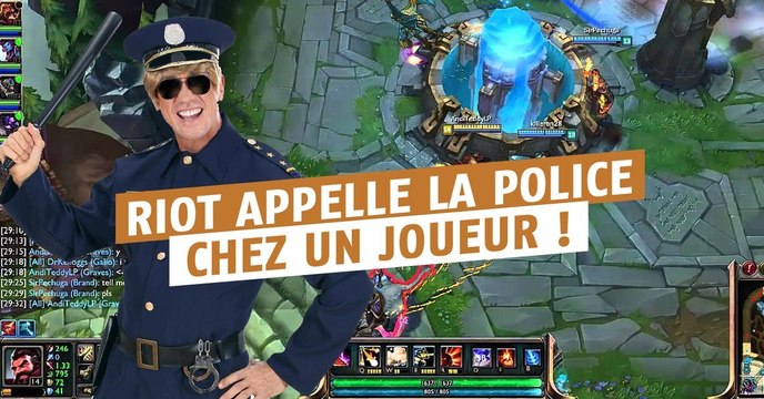 League of Legends : un joueur a reçu la visite de la police à cause du jeu