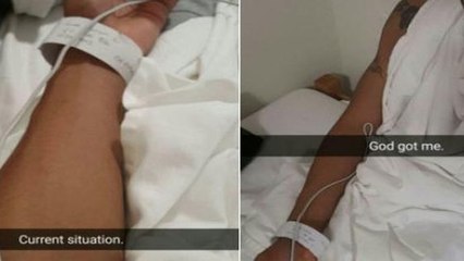 Il fait croire à son professeur de chimie, qu'il est à l'hôpital pour expliquer son absence