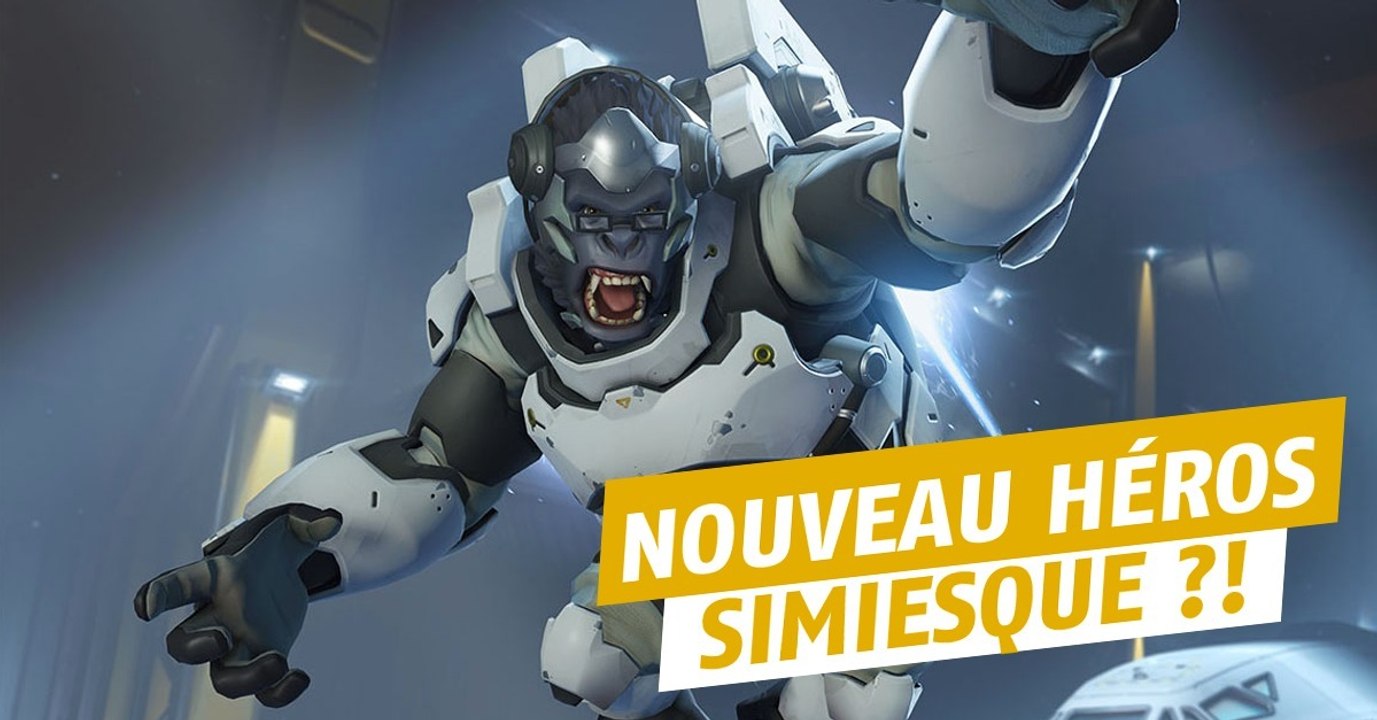Overwatch : on pense qu'un nouveau héros va arriver avec la map lunaire et ce sera un chimpanzé