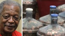 Il collecte les pièces de centimes pendant 45 ans et se retrouve avec un véritable trésor